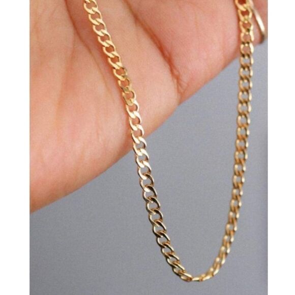 Set of two 18k Gold Choker Chain Necklaces - Picture 6 of 10